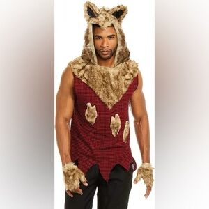Men’s wolf costume (no gloves)